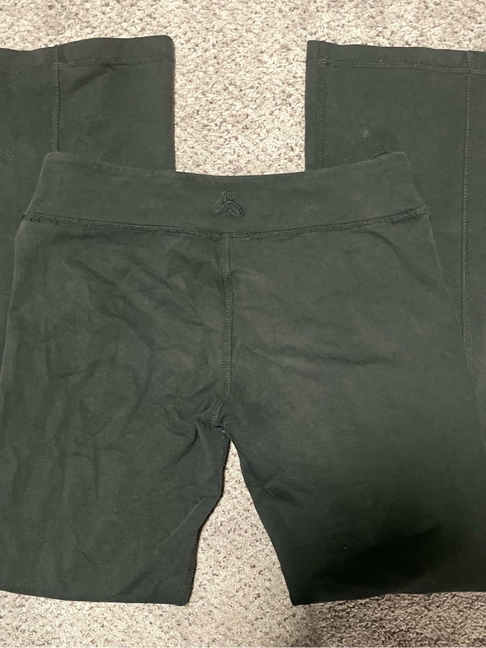 Suzy Sport Black Stretch Bootcut Pants Sz S/P